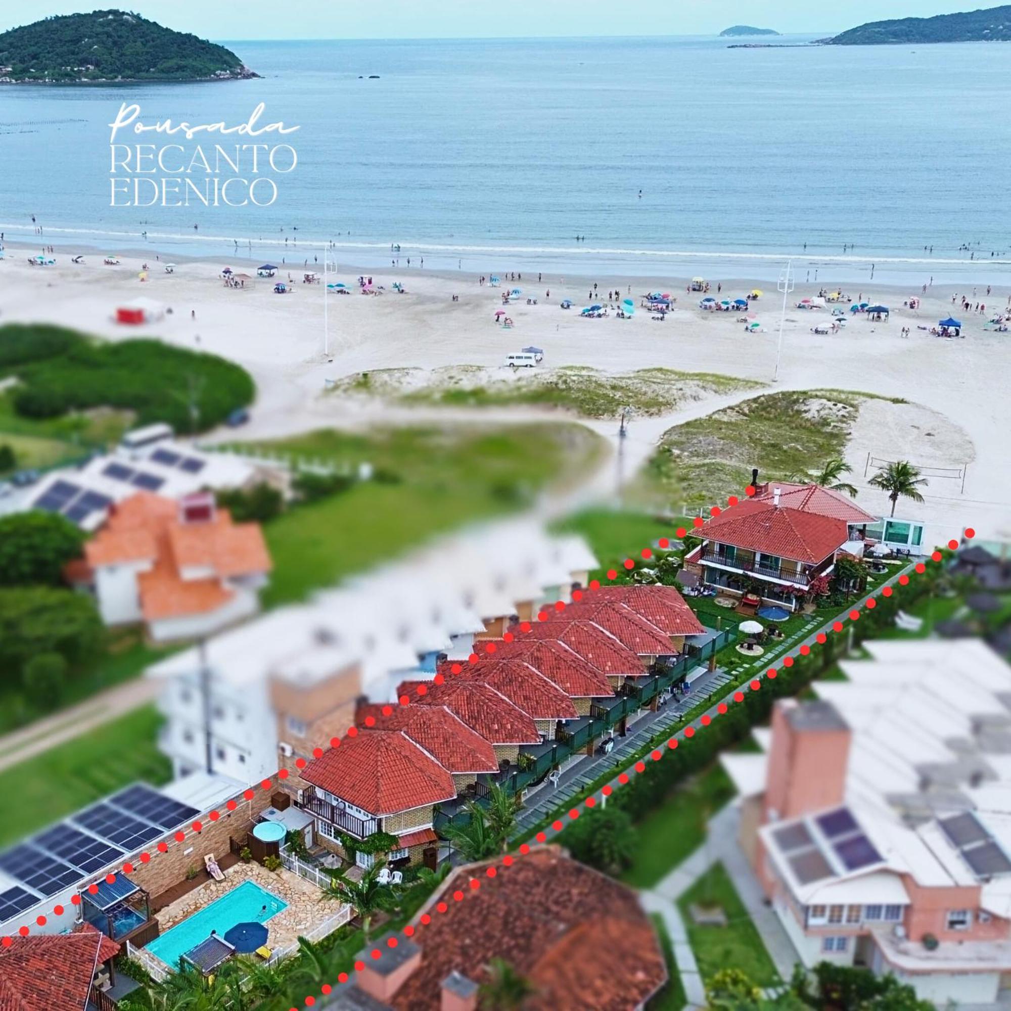 Pousada Recanto Edenico - A Beira Mar Da Praia Ponta Do Papagaio, Palhoca Sc Exteriér fotografie