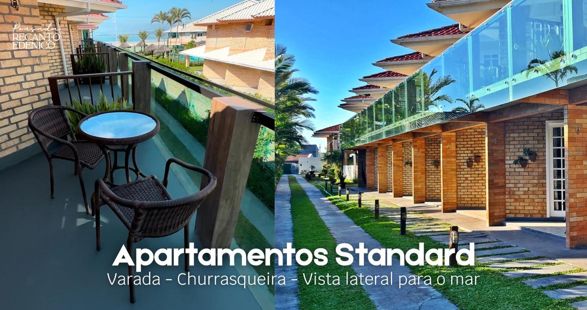 Pousada Recanto Edenico - A Beira Mar Da Praia Ponta Do Papagaio, Palhoca Sc Exteriér fotografie